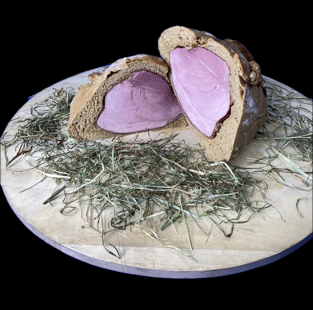 Osterschinken im Brotteig